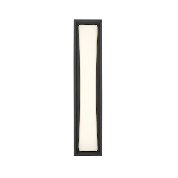 Baden Outdoor 1 Light Outdoor Wall Sconce, Black & White